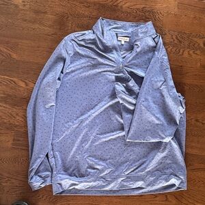 Peter Millar Periwinkle Quarter-Zip Pullover